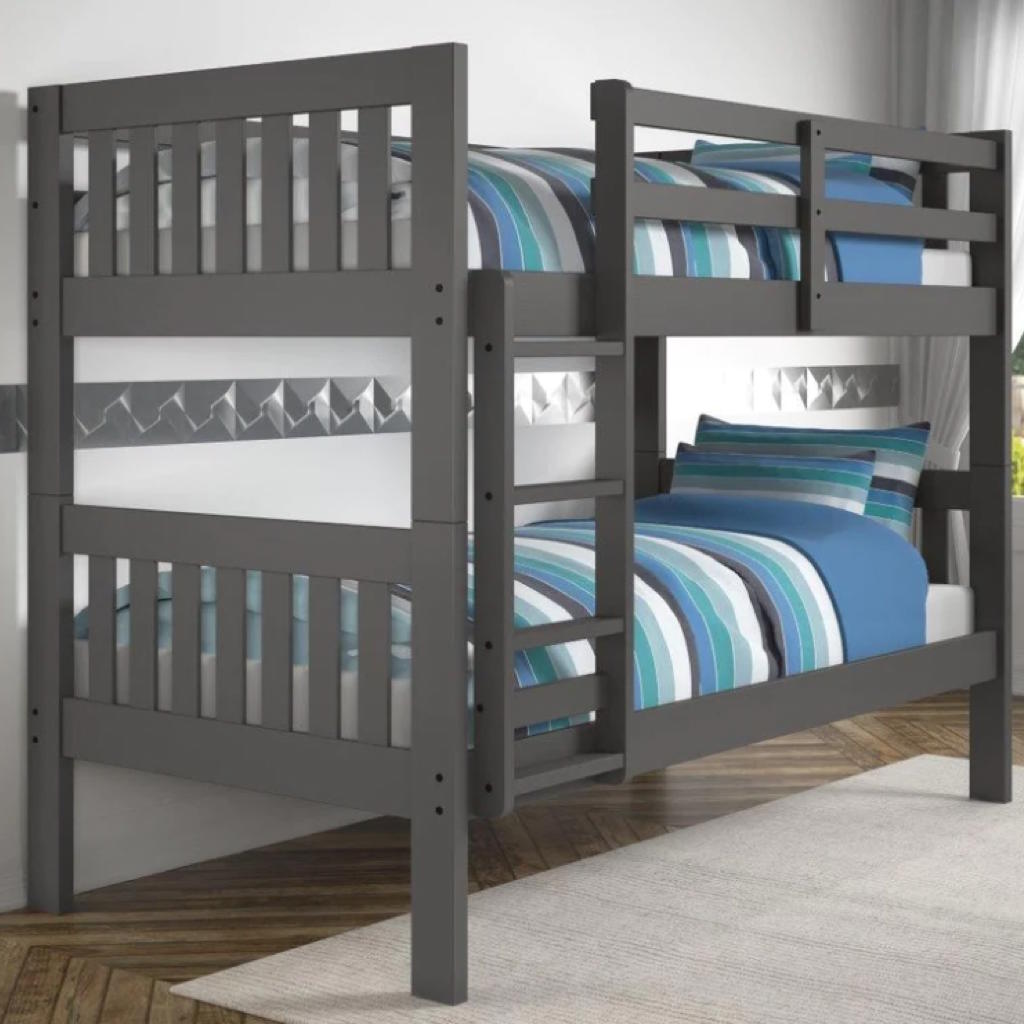 Mission Grey Twin/Twin Bunkbeds