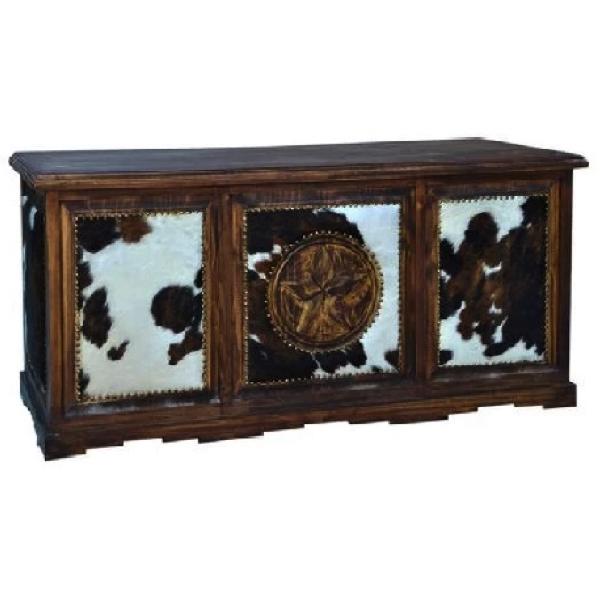 Cowhide Executive Desk