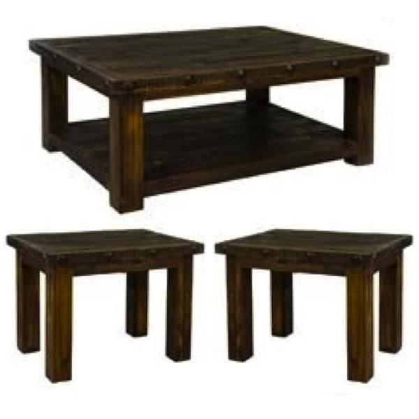 Ponderosa Coffee Table Set