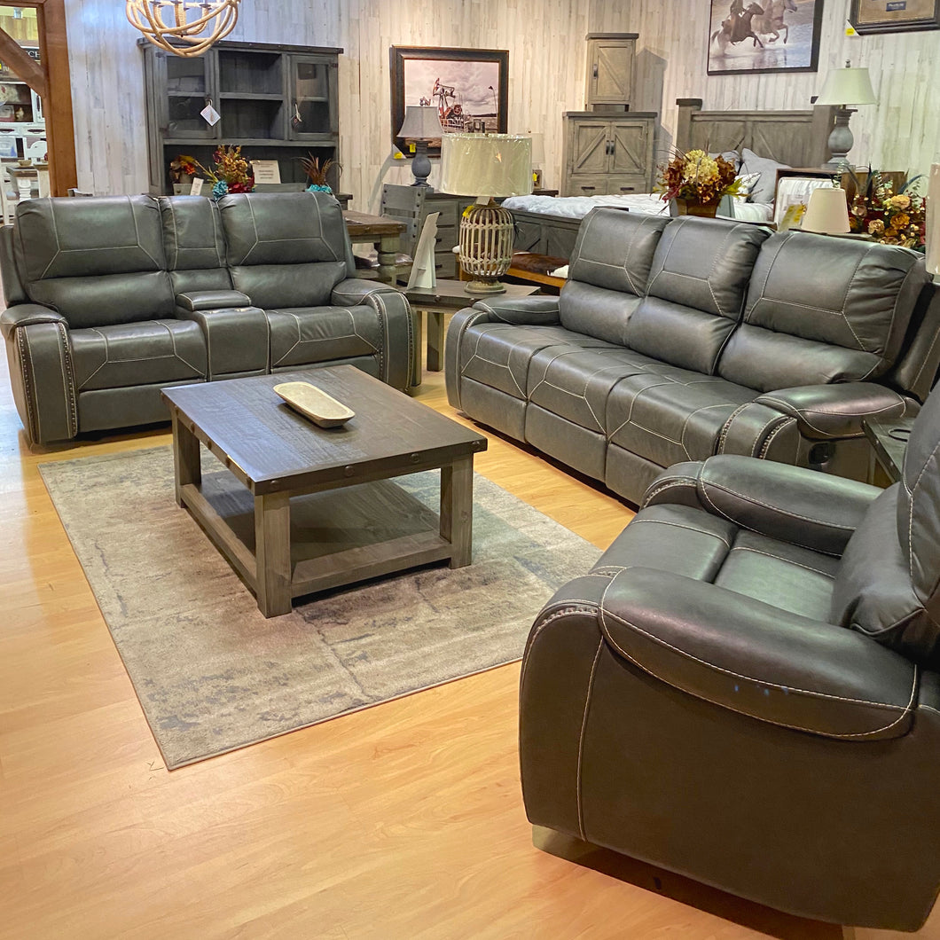 Montana Gray Reclining Sofa Set