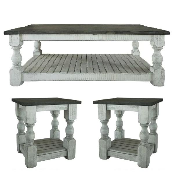Stone Coffee Table Set